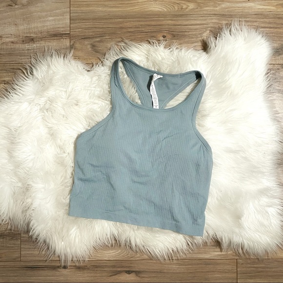 lululemon athletica Tops - Lululemon Ebb to Street Racerback Crop Tank